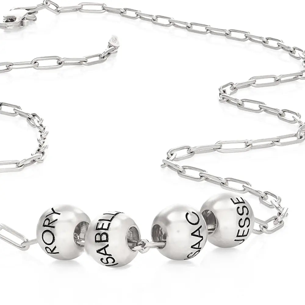 Familie Namen Kralen Ketting