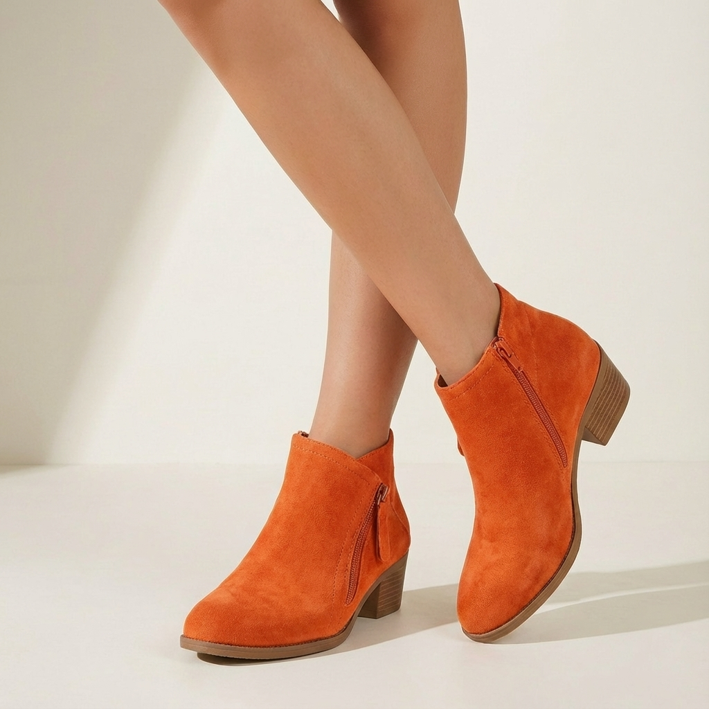 Dames Enkellaarsjes Met Zijrits