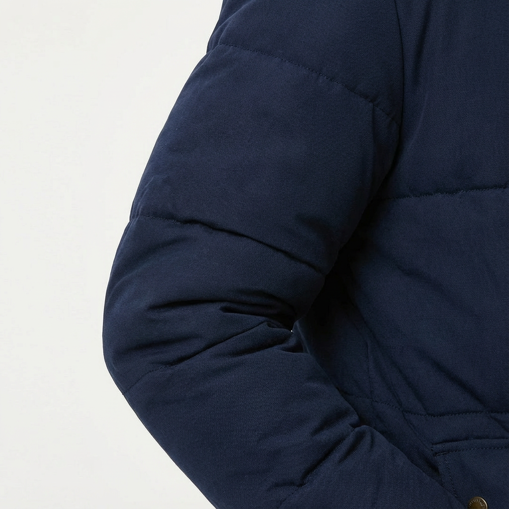 Heren Parka Winter Met Capuchon | Ritssluiting