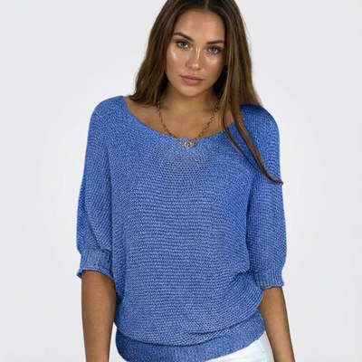 Dames Gebreide Trui | Halve Mouw