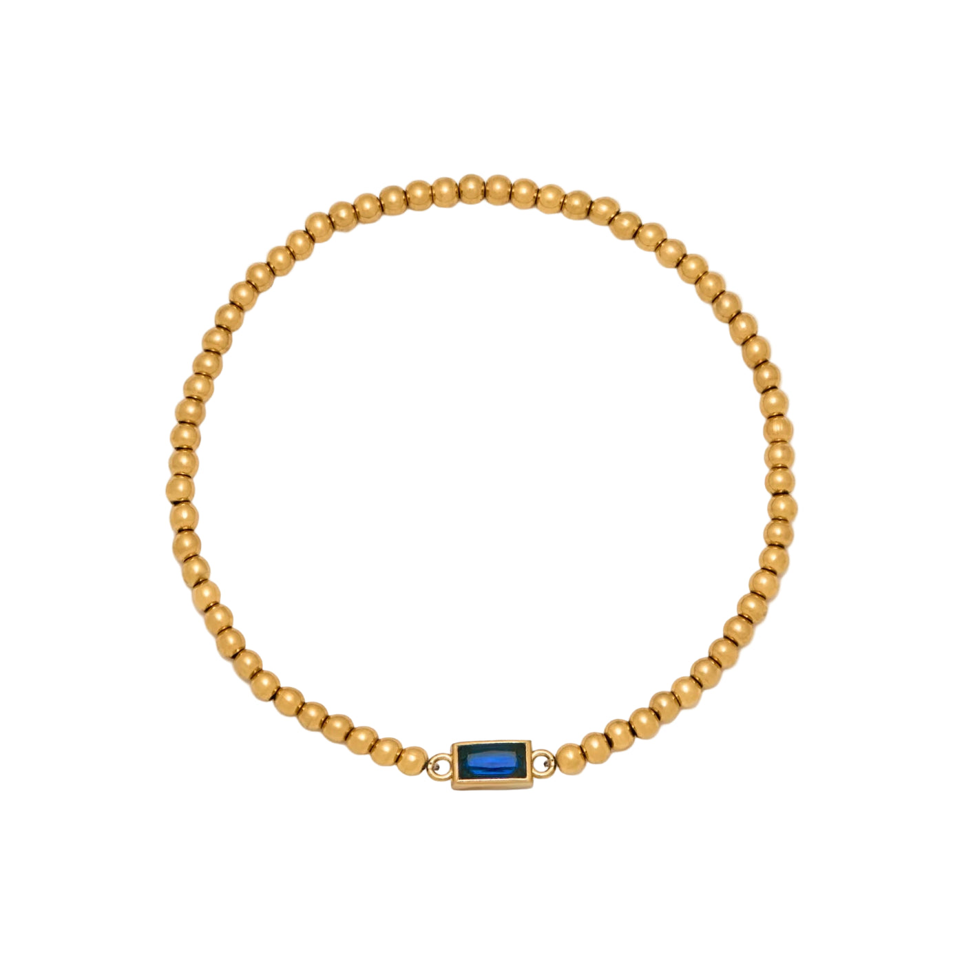 Familie Set - Kralen Geboortesteen Gouden Armbanden