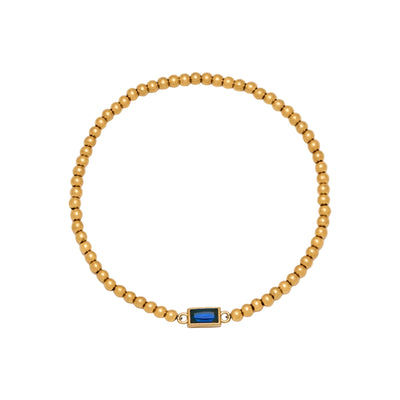 Familie Set - Kralen Geboortesteen Gouden Armbanden
