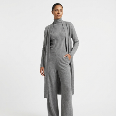 Dames 3-Delige Set | Vest Wijde Broek