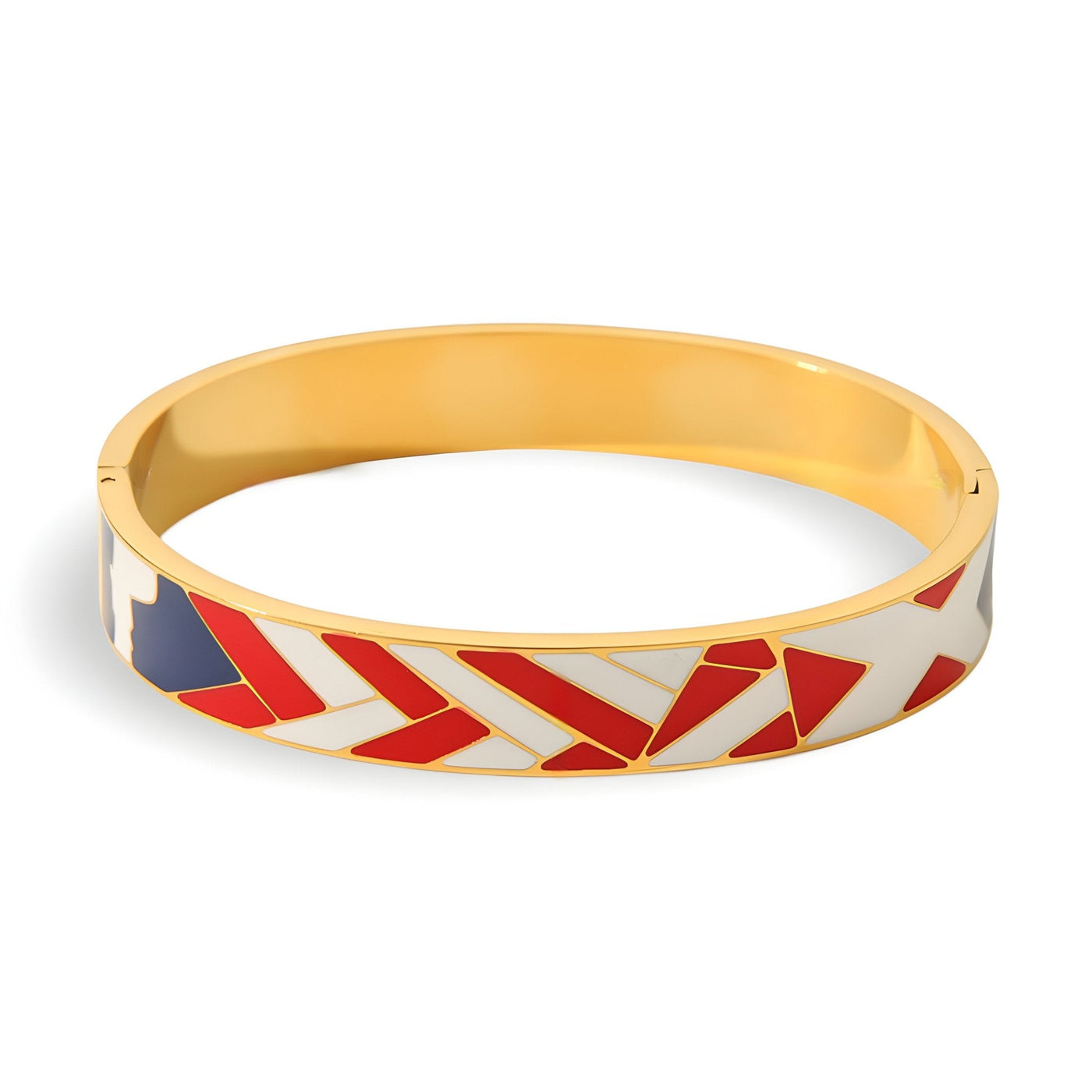Kleurrijke Emaille Bangle Armband voor Dames