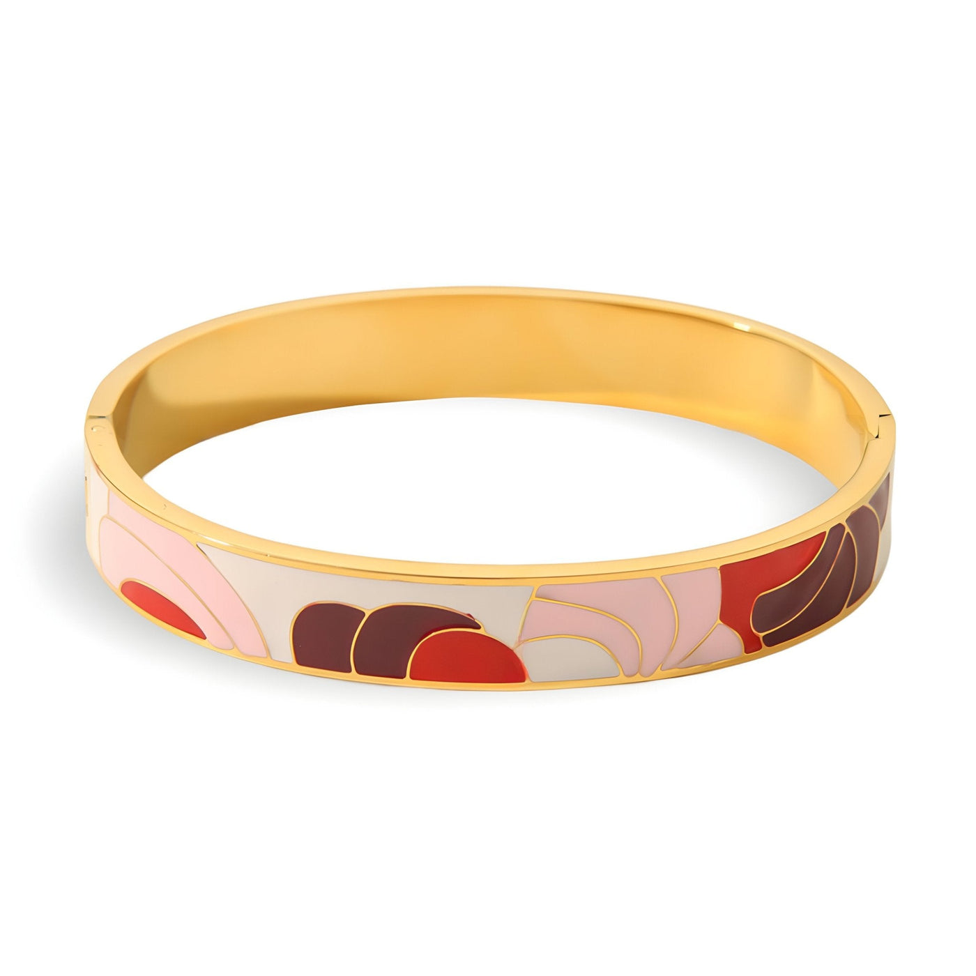 Kleurrijke Emaille Bangle Armband voor Dames