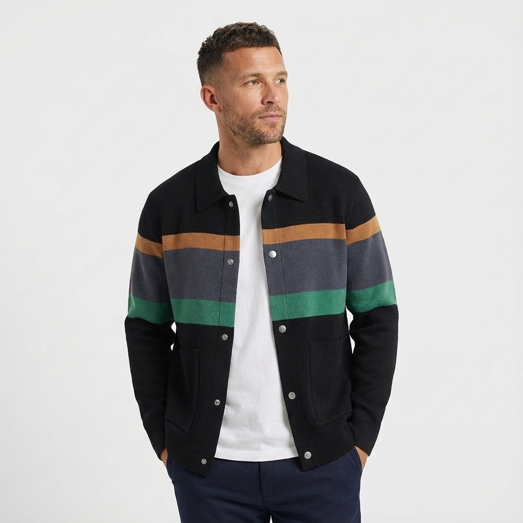 Varsity Jas Unisex Gebreid | Knoopsluiting