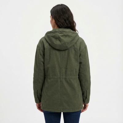 Vintage Casual Hooded Windproof Multi-pocket Work Jacket