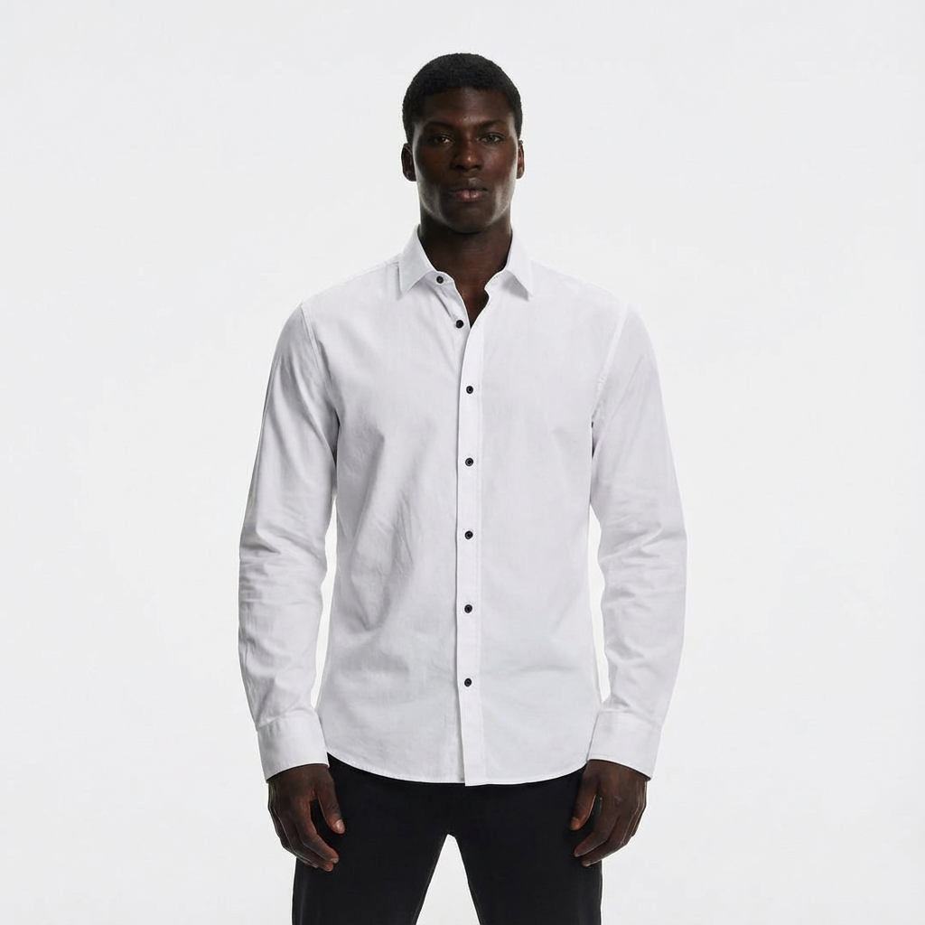 Heren Stretch Overhemd | Strijkvrij