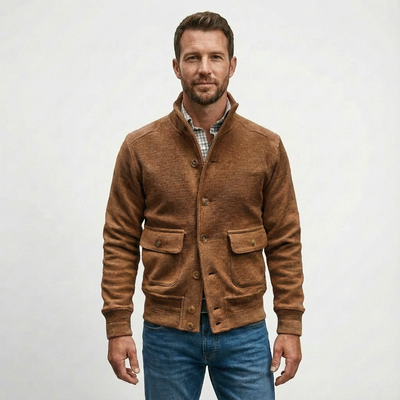 Heren Jack Standkraag Polyester