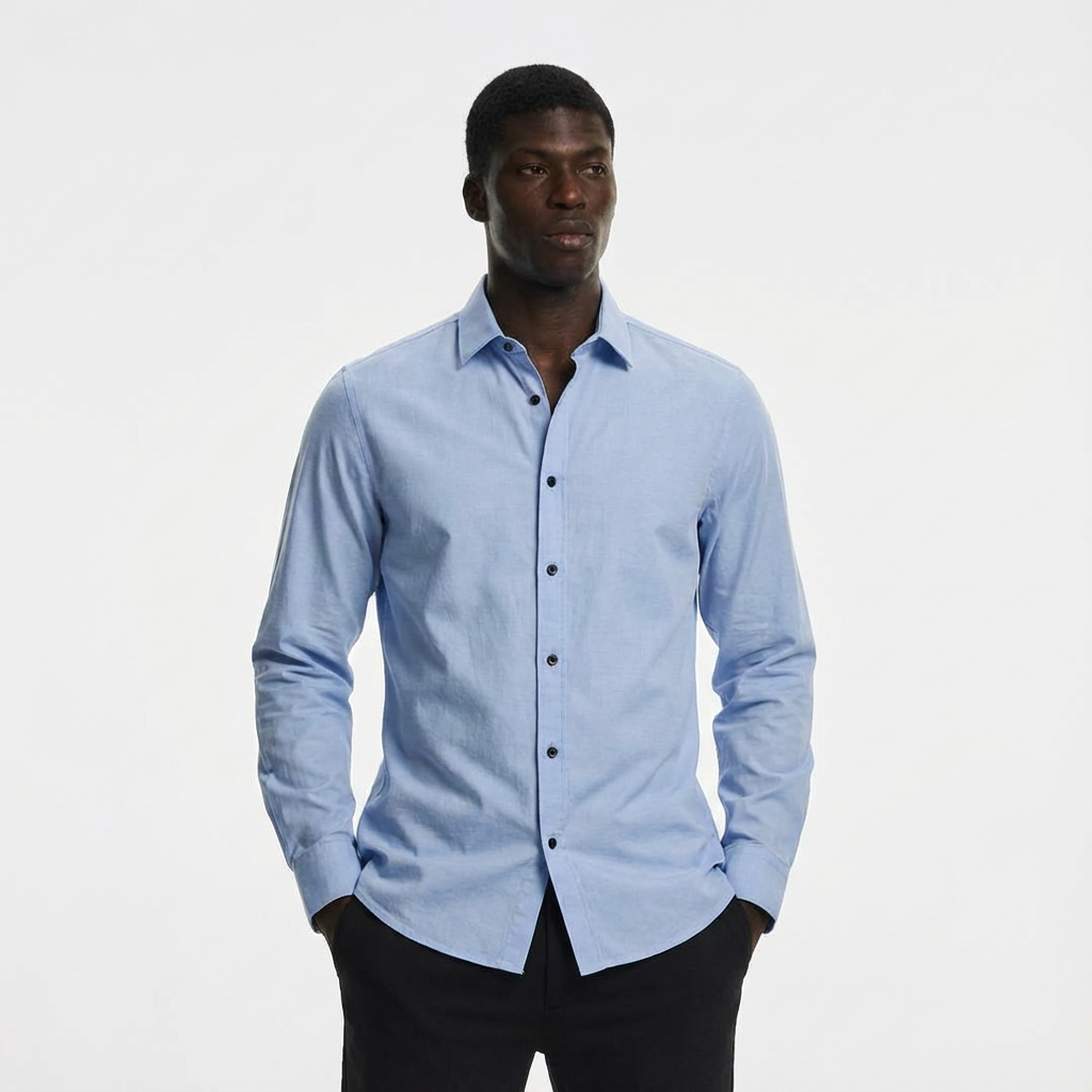 Heren Stretch Overhemd | Strijkvrij