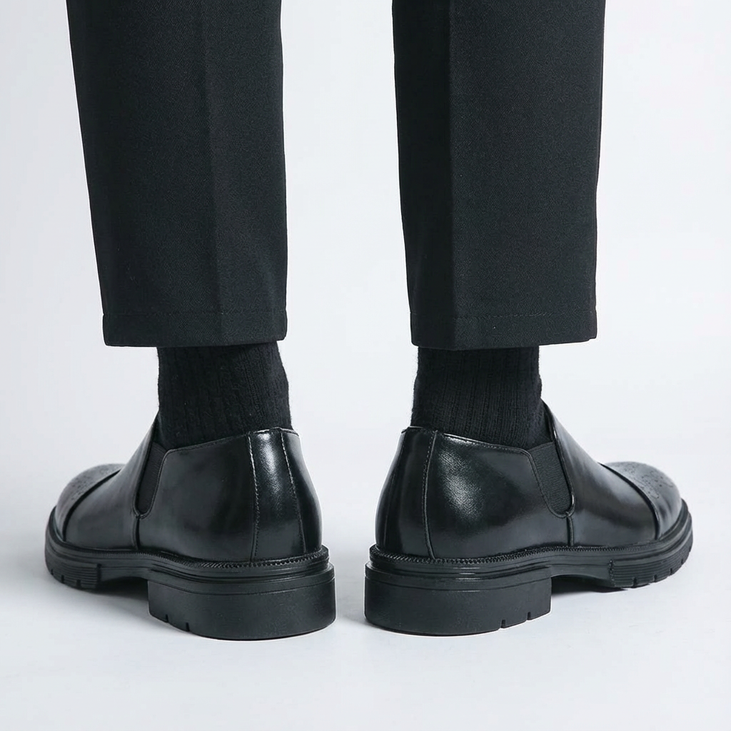 Heren Leren Instappers | Comfort Inlegzool