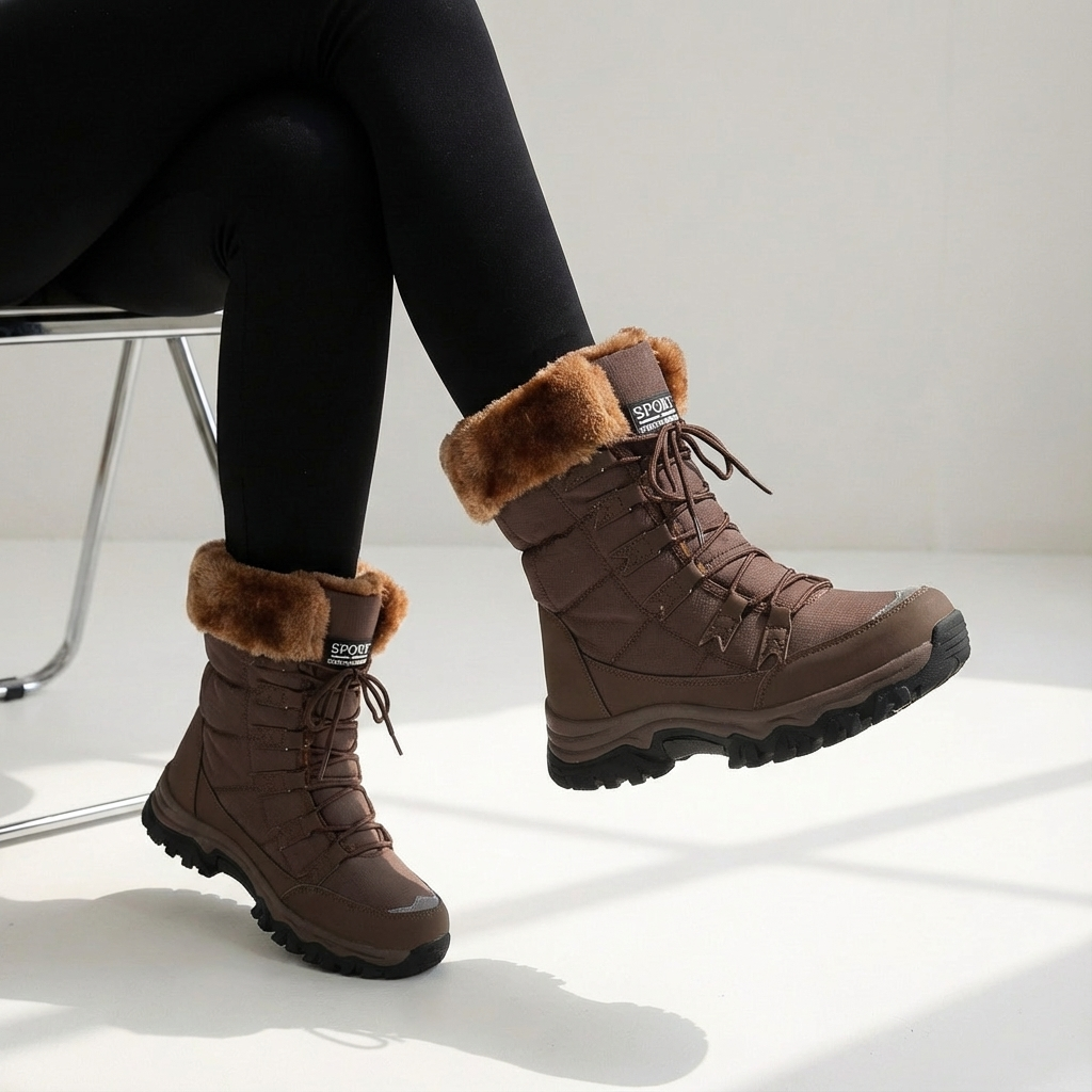 Dames Winterlaarzen met Antislipzool