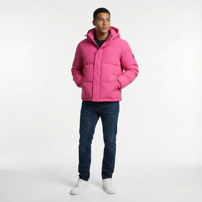 Heren Gewatteerde Pufferjas Met Capuchon