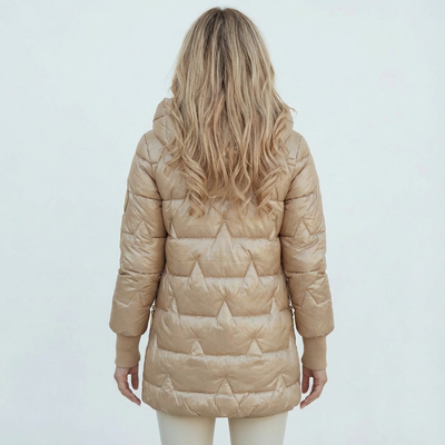 Dames Pufferjas Met Capuchon