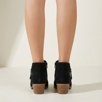 Dames Enkellaarsjes Met Zijrits