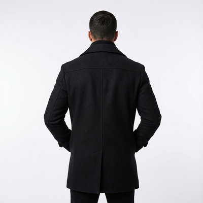 Heren Warme Wintermantel | Dubbellaags