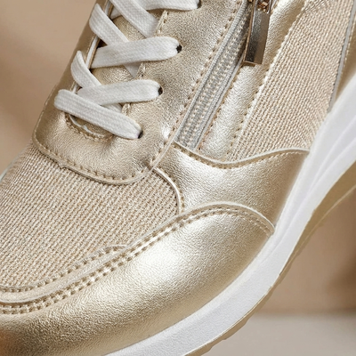 Dames Platform Sneakers | Rits & Vetersluiting