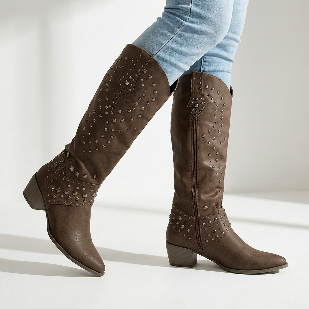 Kniehoge Laarzen Dames Western