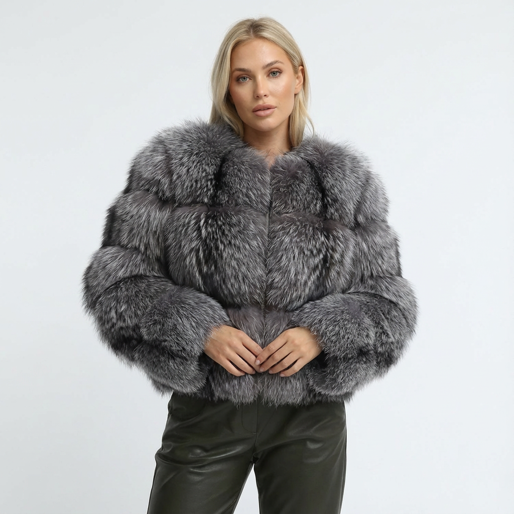 Dames Kunstbont Jas | Winter