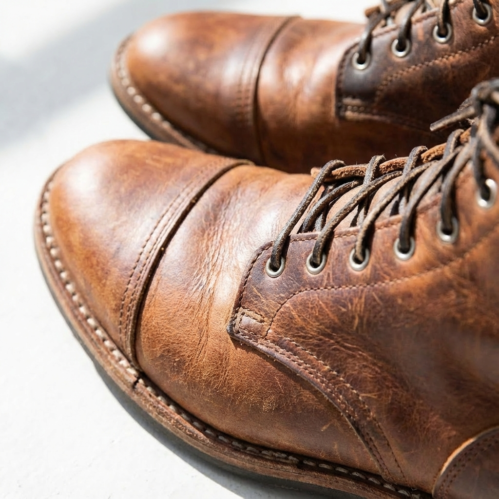 Heren Enkellaarzen met Vetersluiting