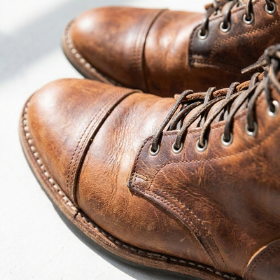 Heren Enkellaarzen met Vetersluiting