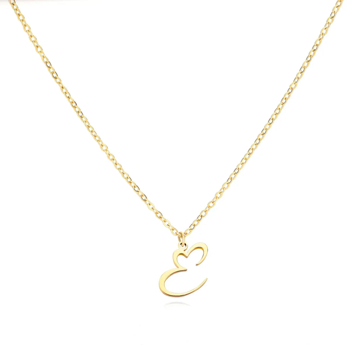 Dames Gepersonaliseerde Hart Initiaal Ketting