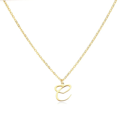 Dames Gepersonaliseerde Hart Initiaal Ketting