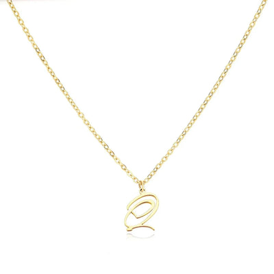 Dames Gepersonaliseerde Hart Initiaal Ketting