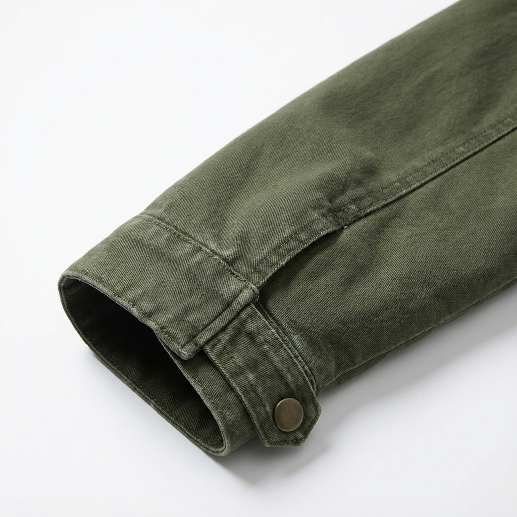 Vintage Casual Hooded Windproof Multi-pocket Work Jacket