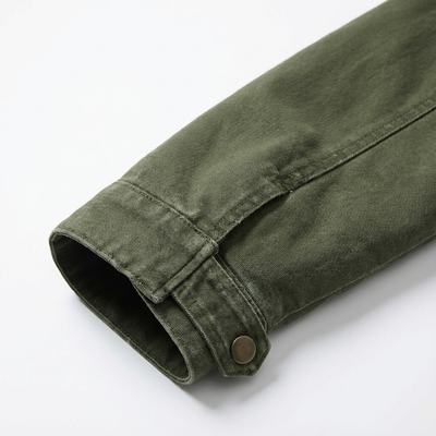 Vintage Casual Hooded Windproof Multi-pocket Work Jacket