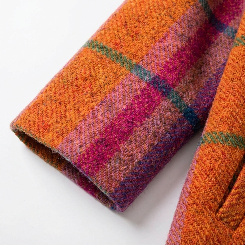 Dames Mantel Geruit | Polyester