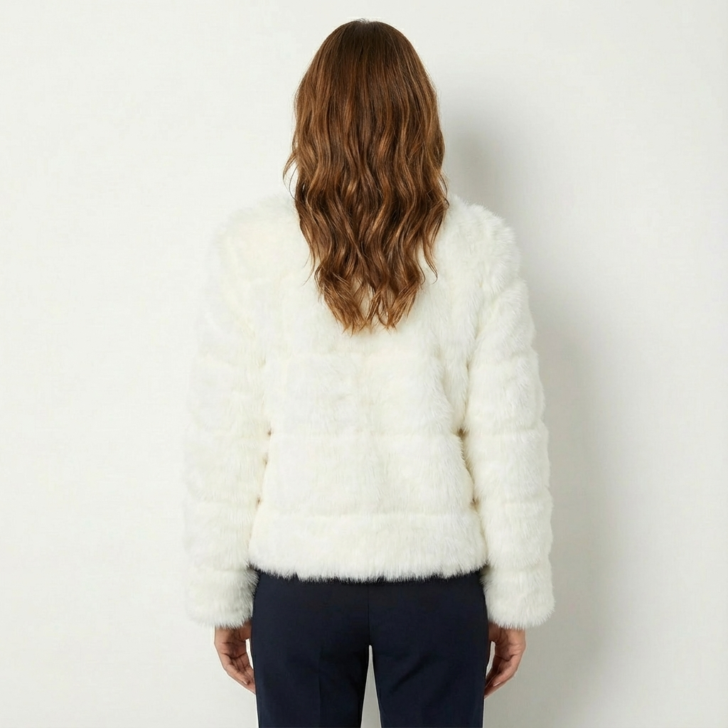 Dames Kunstbont Jas | Pluche