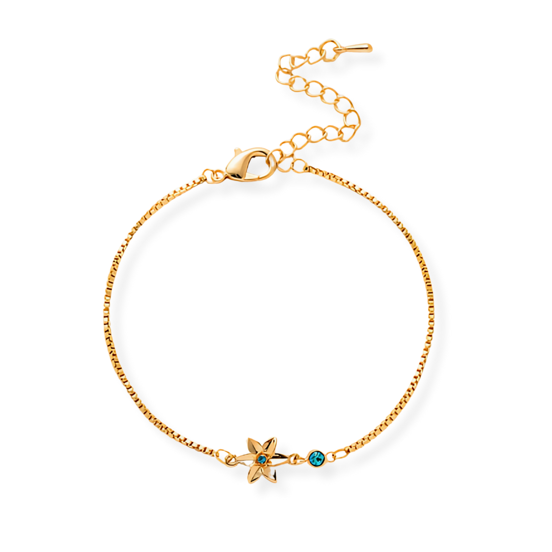 Geboortebloem & Geboortesteen Armband