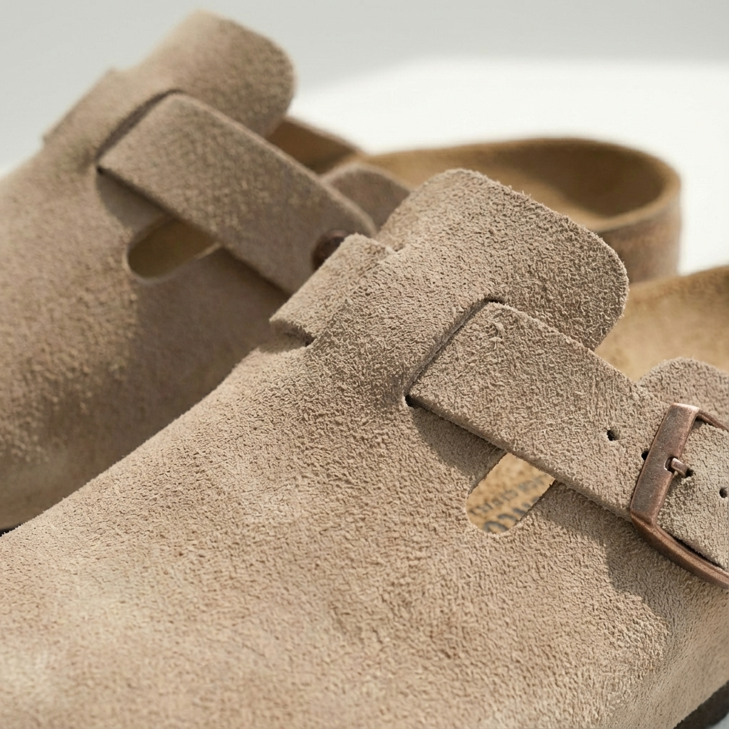Sandalen Unisex Suède | Kurkvoetbed