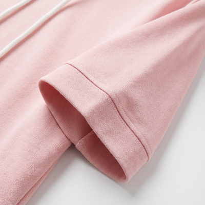 Unisex Hoodie met Korte Mouwen