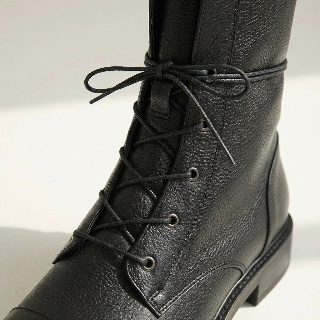 Dames Veterlaarzen Met Veters