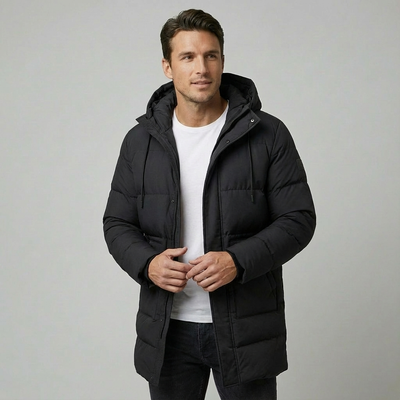 Heren Lange Winterjas | Waterafstotend