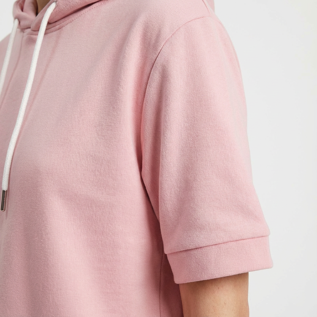 Unisex Hoodie met Korte Mouwen