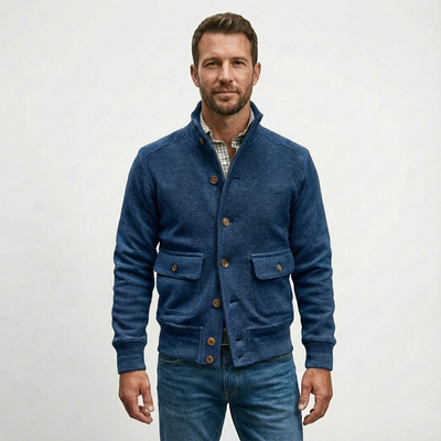 Heren Jack Standkraag Polyester