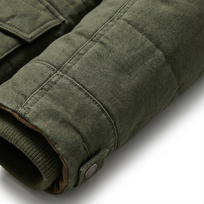 Heren donsjas met capuchon