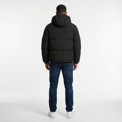 Heren Gewatteerde Pufferjas Met Capuchon