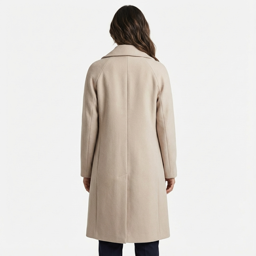 Dames Lange Trenchcoat | Knoopsluiting