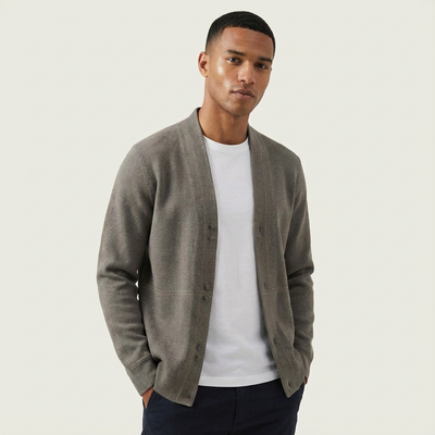 Heren Wollen Vest | Ruitpatroon