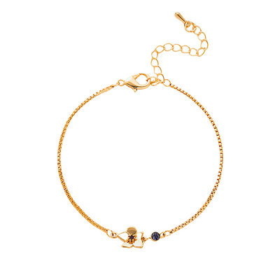 Geboortebloem & Geboortesteen Armband