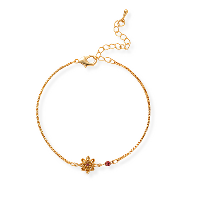 Geboortebloem & Geboortesteen Armband