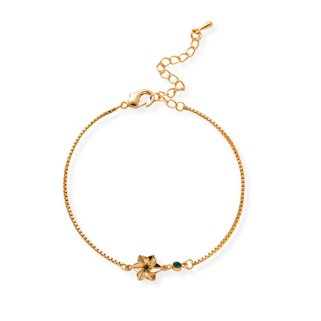 Geboortebloem & Geboortesteen Armband