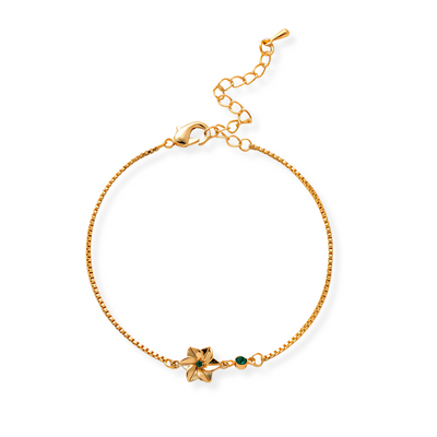 Geboortebloem & Geboortesteen Armband
