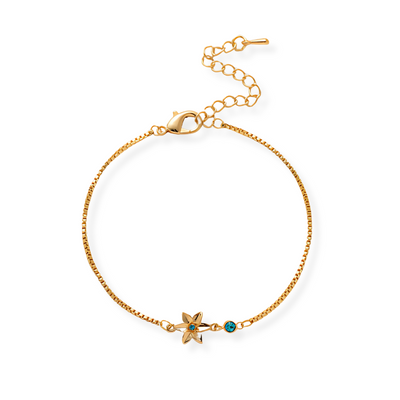Geboortebloem & Geboortesteen Armband