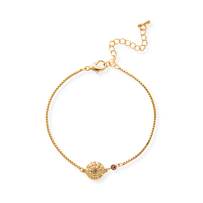 Geboortebloem & Geboortesteen Armband