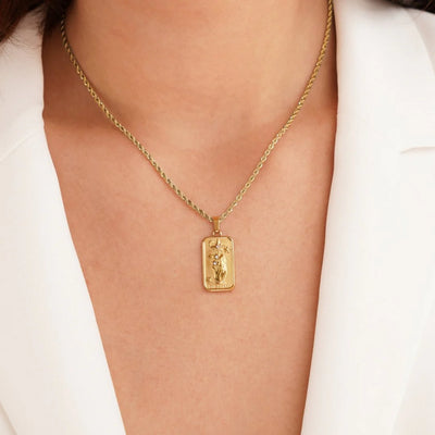 Gouden Tarot Sterren Ketting Dames